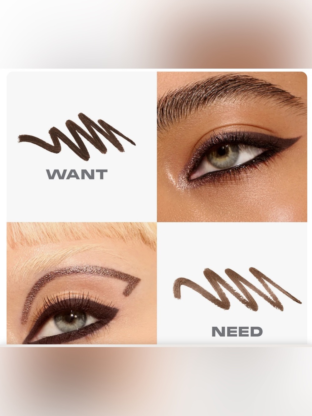 New Morphe Dual-Ended Brow & Eye Pencil Need or Want in Dark Brown